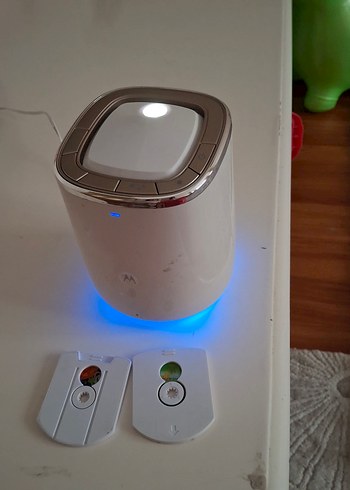 Beyaz Motorola Bebek Monitörü ve Kamera - Görsel 2