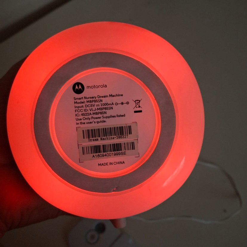 Beyaz Motorola Bebek Monitörü ve Kamera - Görsel 4