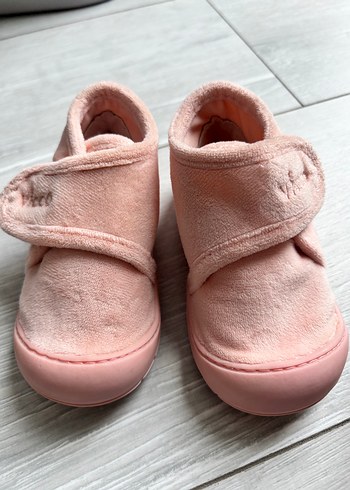Kız Çocuk Pembe Sıcak ev ayakkabısı - Görsel 2