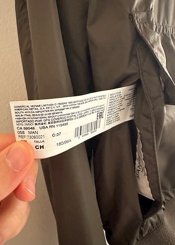 Mango Dik Yaka, Fermuarlı Kahverengi Erkek Ceket - Görsel 7