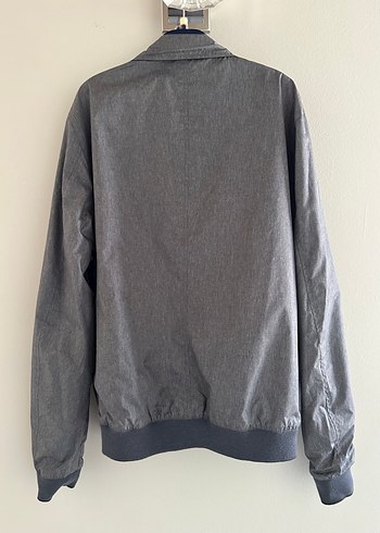 Mango Dik Yaka, Fermuarlı Kahverengi Erkek Ceket - Görsel 5