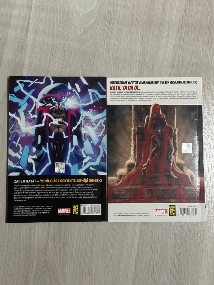 Inhumans vs X-Men ve Inhumanların Ölümü Çizgi Roman Seti - Görsel 2