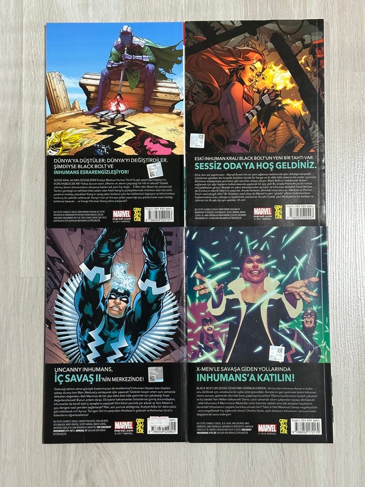 Uncanny Inhumans Marvel Çizgi Roman Seti - Görsel 2