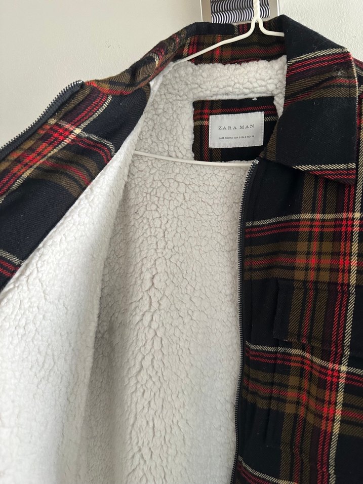 Zara Çok Renkli Kareli Erkek Gömlek - Görsel 2