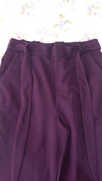 xl Beden mor Renk Kadin pantolon