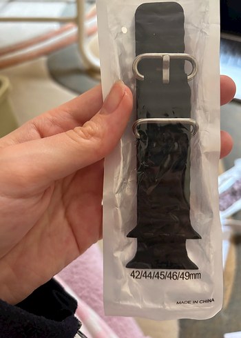 Siyah Akıllı Saat kordonu - Görsel 2