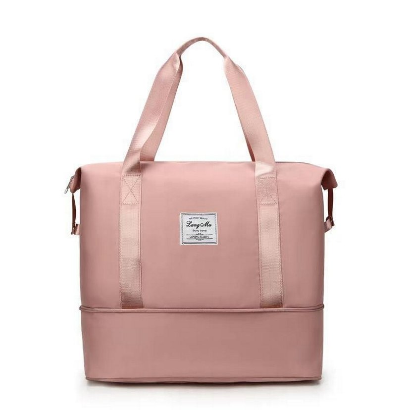 Fermuarlı Mor Kadın Spor Çantası - Görsel 4