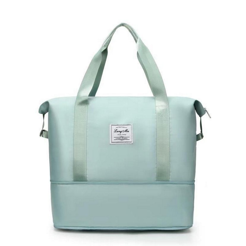 Fermuarlı Mor Kadın Spor Çantası - Görsel 2