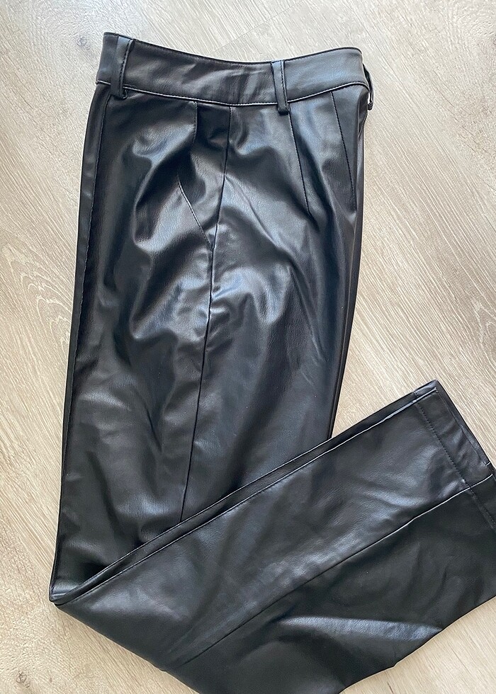 Fabrika Deri Pantolon - Görsel 4