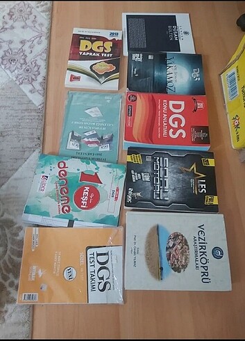 Beden DGS ve çalışma kitapları