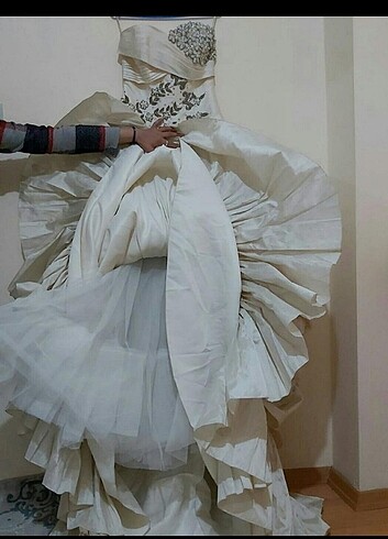 Vintage gelinlik  - Görsel 6