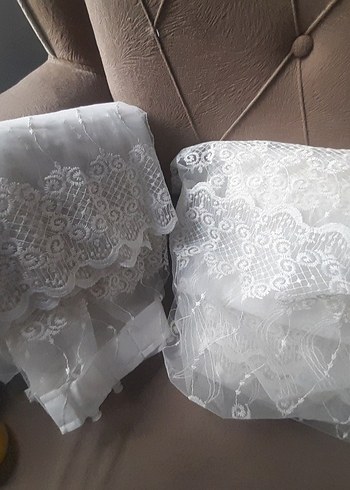 iki adet tül perde - Görsel 3