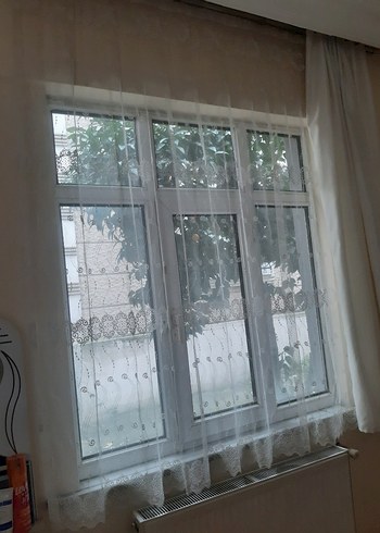 iki adet tül perde - Görsel 2