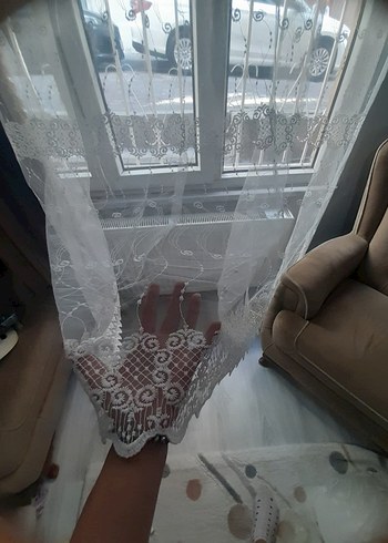 iki adet tül perde - Görsel 6