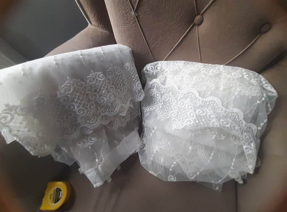 iki adet tül perde - Görsel 3