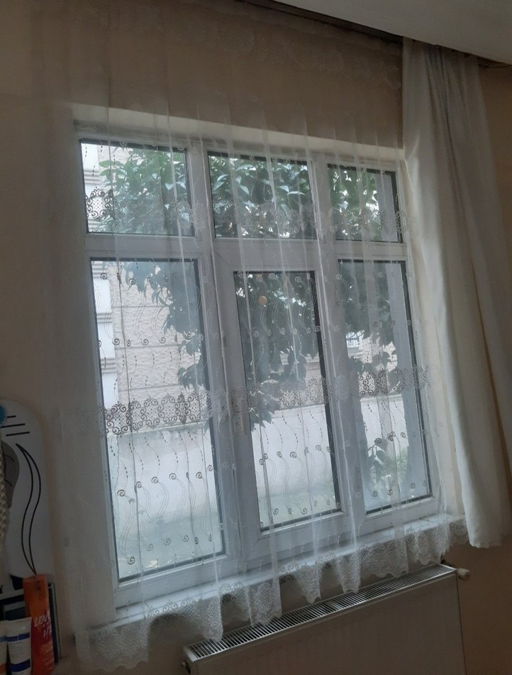 iki adet tül perde - Görsel 2