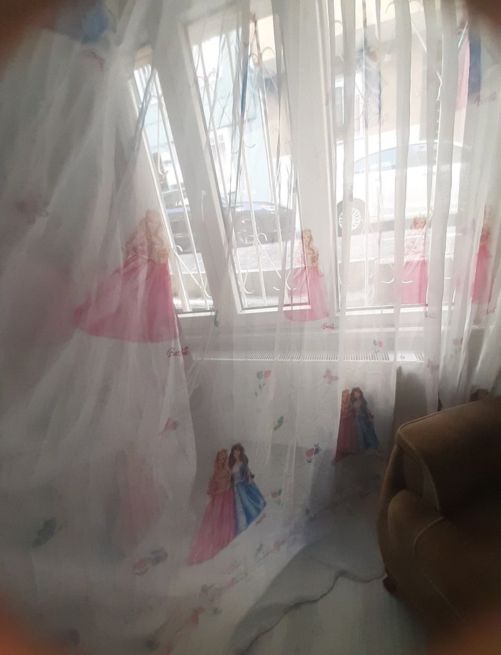barbie tül perde - Görsel 3