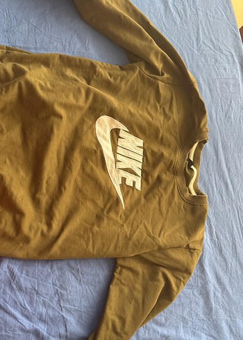 Nike Nike HAKİ YEŞİLİ Süet Sweatshirt