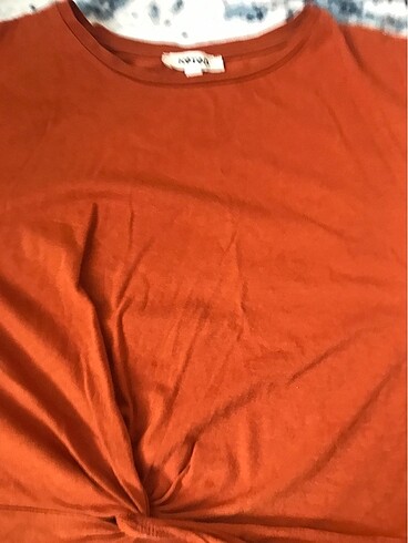 Koton Koton crop kiremit rengi