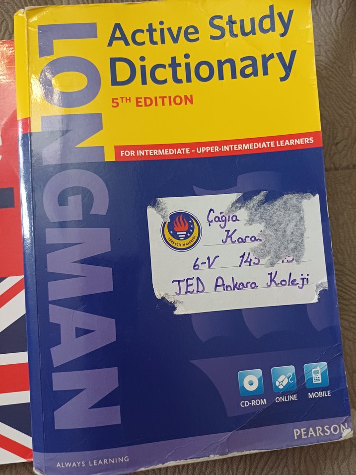 Almanca - İngilizce Sözlük - Görsel 4