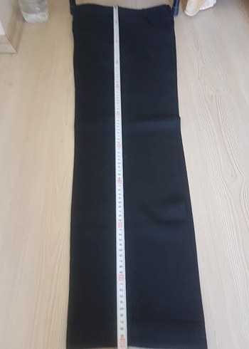Siyah Pileli Erkek Kumaş Pantolon - Görsel 5