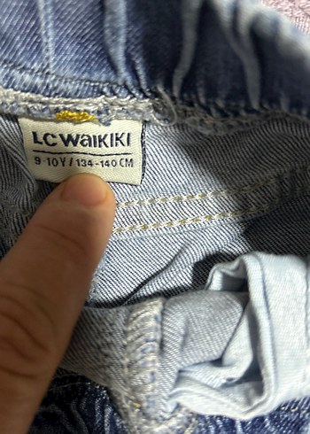 LC Waikiki Lc Waikiki kız Çocuk Mavi Kot Şort