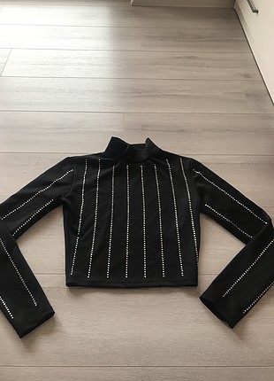 Ralph Lauren Yarım balıkçı taka taşlı bluz