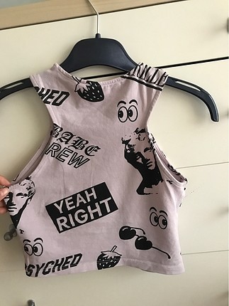 xs Beden çeşitli Renk Orjinal marka crop