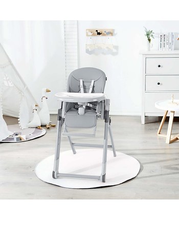 Gri Ayarlanabilir Bebek Mama Sandalyesi - Görsel 2