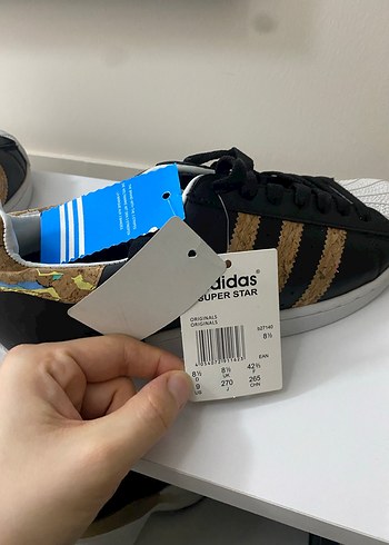 Adidas Kahverengi Desenli Spor Ayakkabı. - Görsel 3