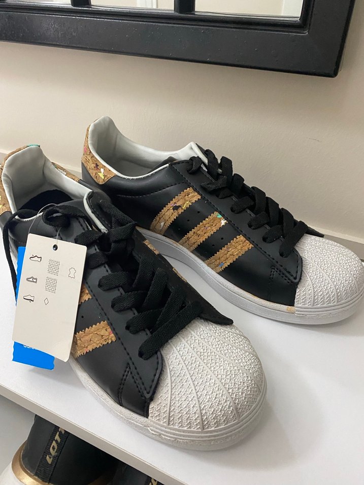 Adidas Kahverengi Desenli Spor Ayakkabı. - Görsel 4