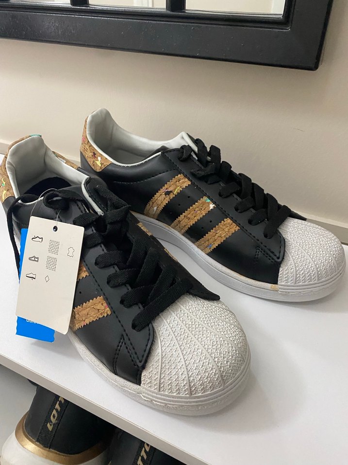 Adidas Kahverengi Desenli Spor Ayakkabı. - Görsel 2