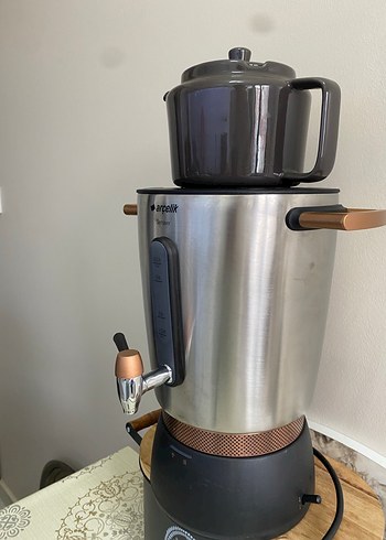 Gri Siyah Çay Makinesi SE90351 semaver - Görsel 8