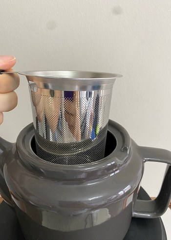 Gri Siyah Çay Makinesi SE90351 semaver - Görsel 10