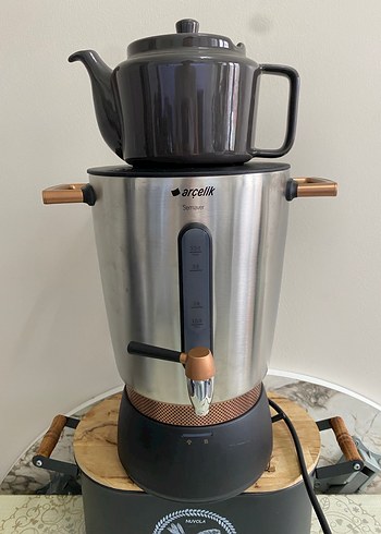 Gri Siyah Çay Makinesi SE90351 semaver - Görsel 9