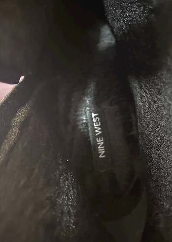 Siyah rugan Stiletto Topuklu Bot nine west marka - Görsel 7