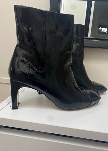 Siyah rugan Stiletto Topuklu Bot nine west marka - Görsel 6