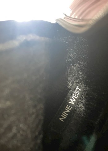 Siyah rugan Stiletto Topuklu Bot nine west marka - Görsel 8