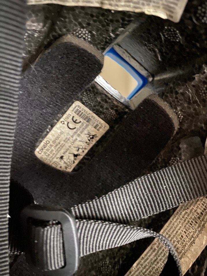 Mavi Biker Kask Velcro Bantlı - Görsel 5