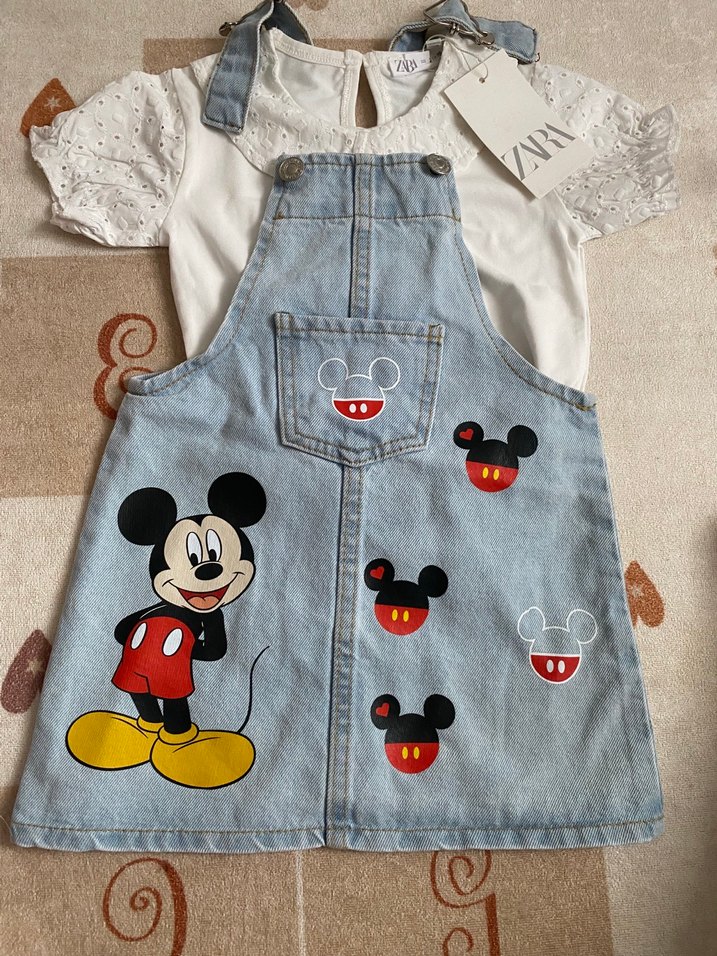 Zara bebek elbise 2-3 yaş uygundur etiketli ürün hasarı yoktur. - Görsel 4