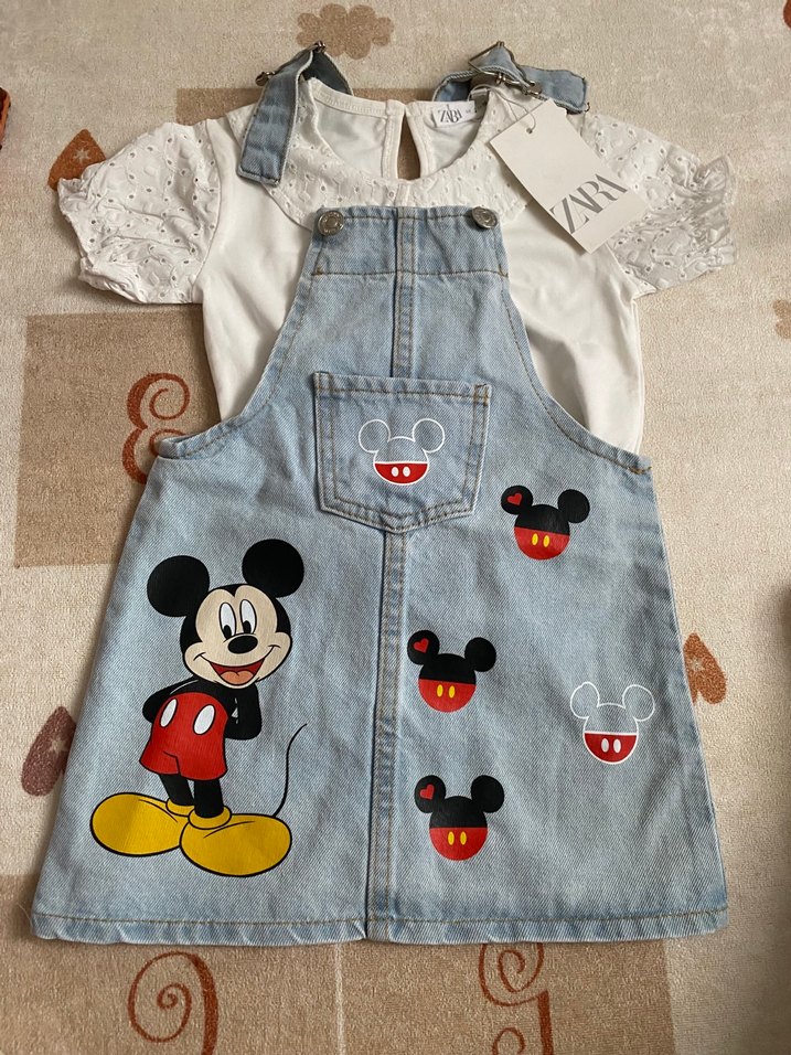 Zara bebek elbise 2-3 yaş uygundur etiketli ürün hasarı yoktur. - Görsel 2