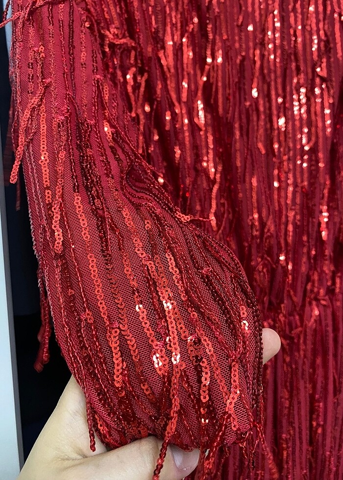 Pullu abiye - Görsel 5