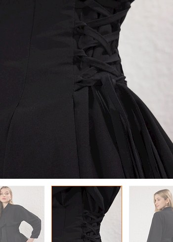 Kadın Siyah Kemerli Salaş Jean - Görsel 3