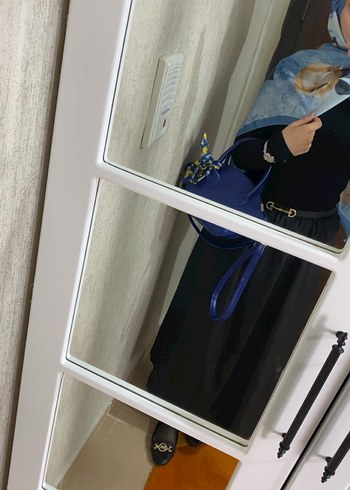 Siyah badili elbise - Görsel 2