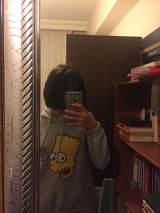 Bart simpson (The Simpsons) kapüşonlu sweatshirt 