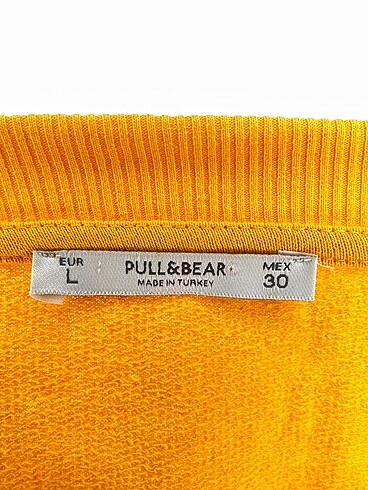 30 Beden sarı Renk Pull and Bear Kazak / Triko %70 İndirimli.