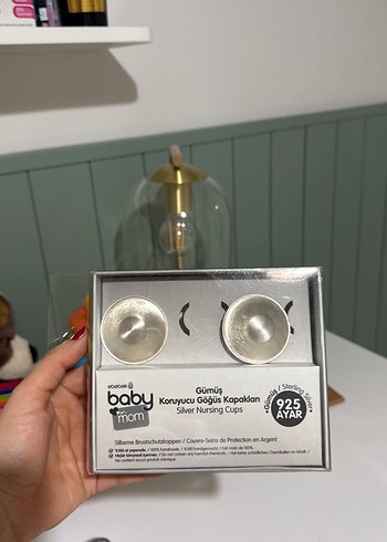 925 Ayar Gümüş Göğüs Ucu Koruyucu Kapak 2'li
Hiç kullanılmadı - Görsel 2