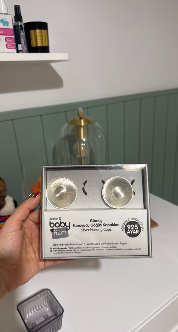 925 Ayar Gümüş Göğüs Ucu Koruyucu Kapak 2'li
Hiç kullanılmadı - Görsel 2