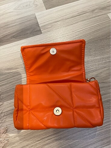  Beden turuncu Renk Defacto turuncu kol çantası