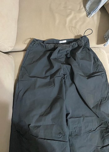 Gri paraşüt pantolon